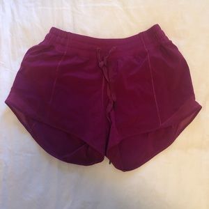 Lululemon fuschia shorts